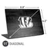 NFL Cincinnati Bengals Black & White Universal Laptop 11in (8.8 x 6.2in) Skin