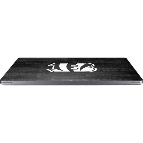 NFL Cincinnati Bengals Black & White Universal Laptop 15in (12.2 x 8.8in) Skin