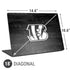 NFL Cincinnati Bengals Black & White Universal Laptop 18in (14.6 x 10.6in) Skin