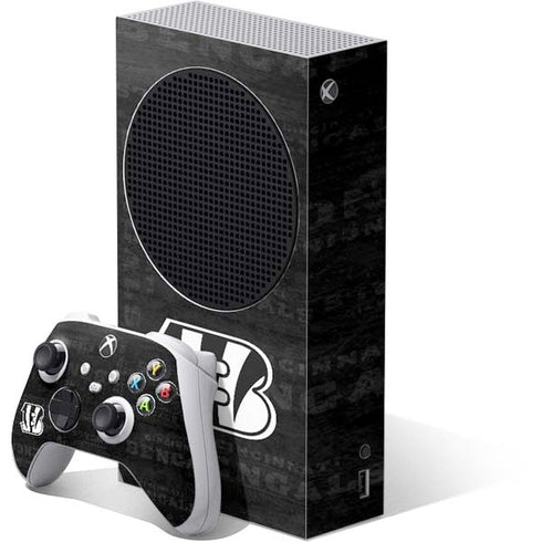 NFL Cincinnati Bengals Black & White Xbox Series S Bundle Skin
