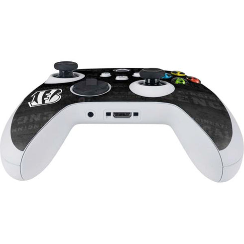 NFL Cincinnati Bengals Black & White Xbox Series S Controller Skin