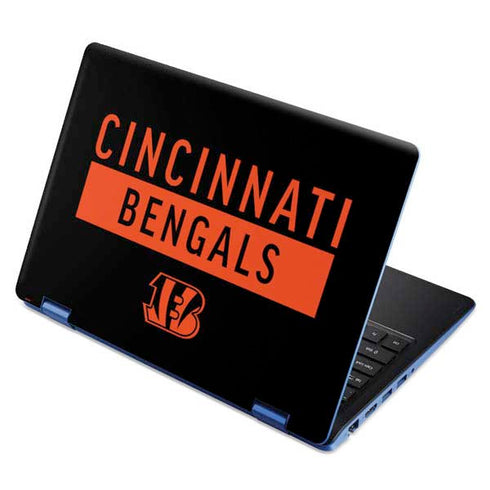 NFL Cincinnati Bengals Black Performance Series Aspire R11 11.6in Skin