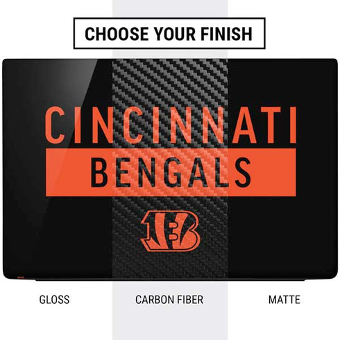 NFL Cincinnati Bengals Black Performance Series Dell Vostro Skin