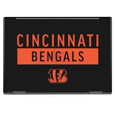 NFL Cincinnati Bengals Black Performance Series HP Envy Skin