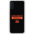 NFL Cincinnati Bengals Black Performance Series Galaxy A10e Clear Case