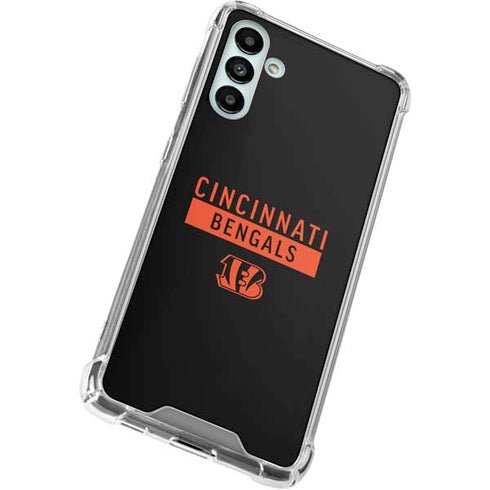 NFL Cincinnati Bengals Black Performance Series Galaxy A13 5G Clear Case