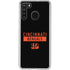 NFL Cincinnati Bengals Black Performance Series Galaxy A21 Clear Case