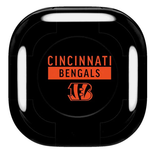 NFL Cincinnati Bengals Black Performance Series Galaxy Buds Pro Skin