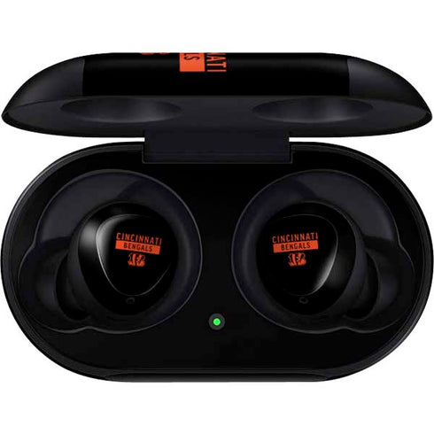 NFL Cincinnati Bengals Black Performance Series Galaxy Buds Skin