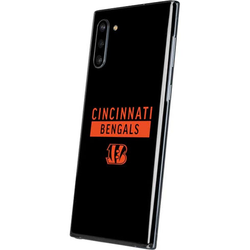 NFL Cincinnati Bengals Black Performance Series Galaxy Note 10 Skin