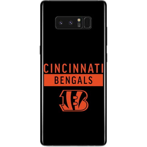 NFL Cincinnati Bengals Black Performance Series Galaxy Note 8 Skin