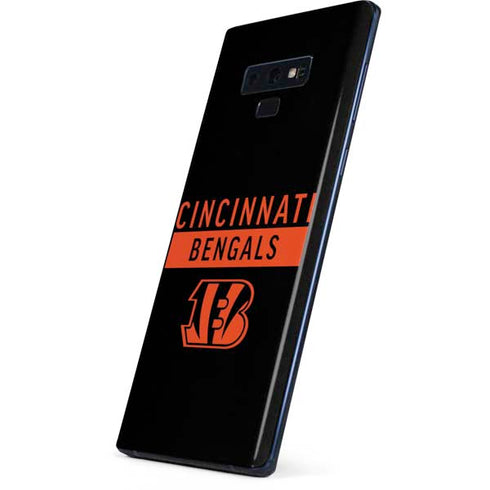 NFL Cincinnati Bengals Black Performance Series Galaxy Note 9 Skin