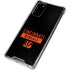 NFL Cincinnati Bengals Black Performance Series Galaxy Note20 5G Clear Case