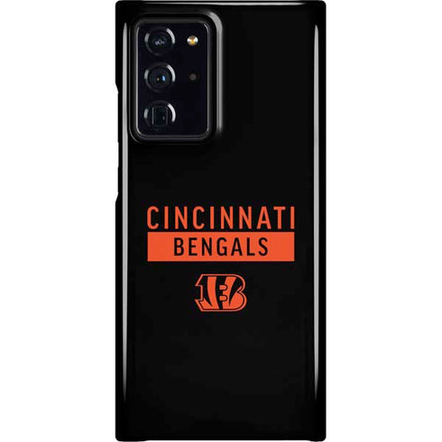 NFL Cincinnati Bengals Black Performance Series Galaxy Note20 Ultra 5G Lite Case