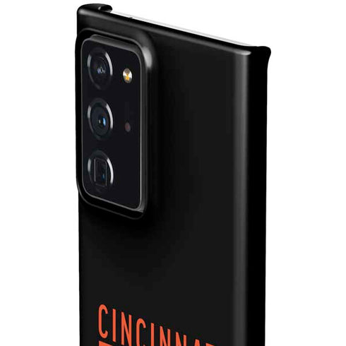 NFL Cincinnati Bengals Black Performance Series Galaxy Note20 Ultra 5G Lite Case