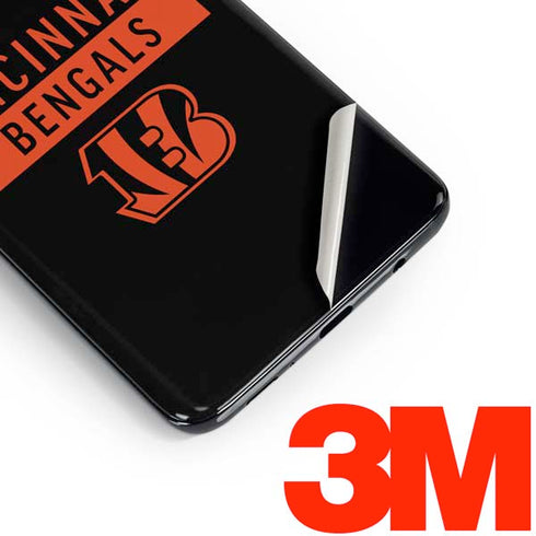 NFL Cincinnati Bengals Black Performance Series Galaxy S10 Plus Skin