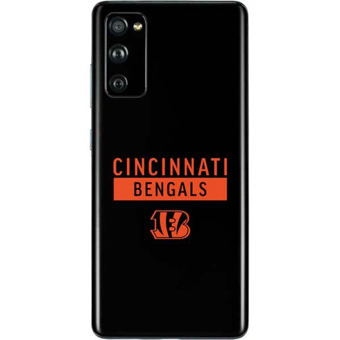 NFL Cincinnati Bengals Black Performance Series Galaxy S20 Fan Edition Skin