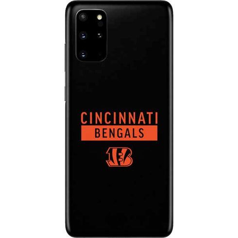 NFL Cincinnati Bengals Black Performance Series Galaxy S20 Plus Skin
