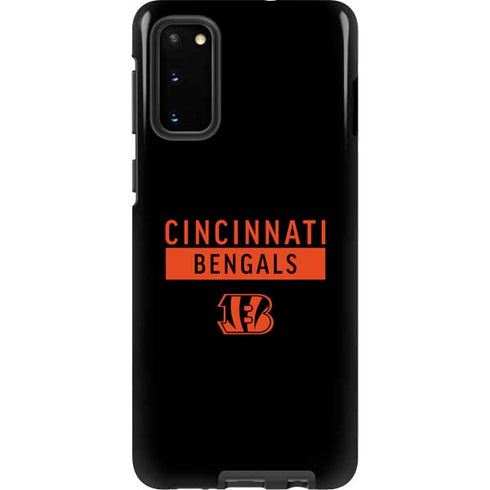 NFL Cincinnati Bengals Black Performance Series Galaxy S20 Pro Case