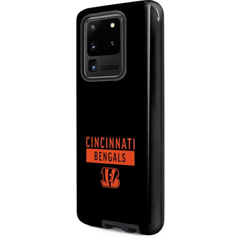 NFL Cincinnati Bengals Black Performance Series Galaxy S20 Ultra 5G Pro Case