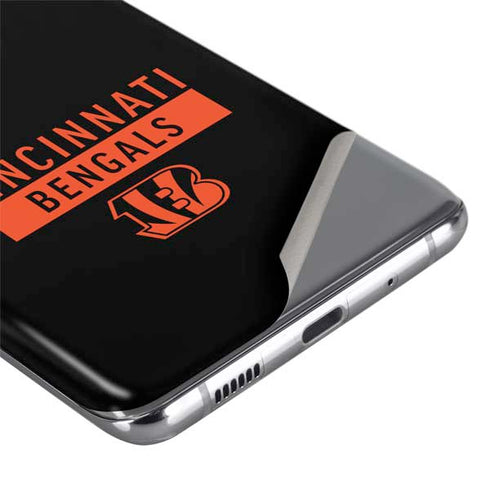 NFL Cincinnati Bengals Black Performance Series Galaxy S20 Ultra 5G Skin