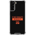 NFL Cincinnati Bengals Black Performance Series Galaxy S21 FE Clear Case