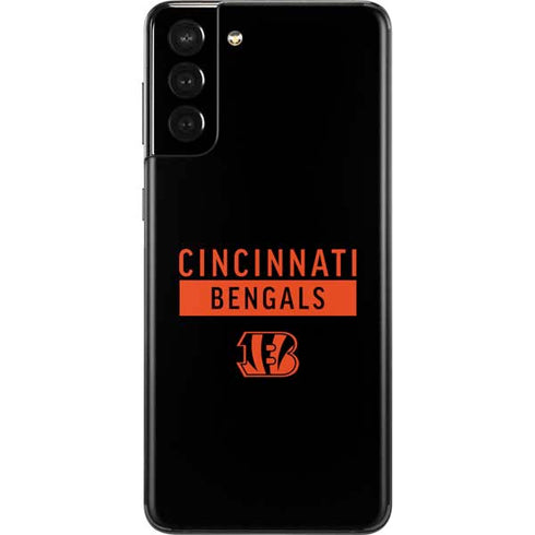 NFL Cincinnati Bengals Black Performance Series Galaxy S21 Plus 5G Skin