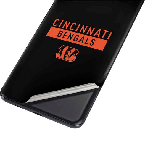NFL Cincinnati Bengals Black Performance Series Galaxy S21 Plus 5G Skin