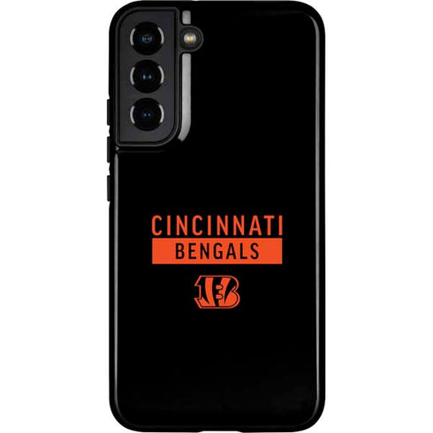 NFL Cincinnati Bengals Black Performance Series Galaxy S22 Plus Pro Case