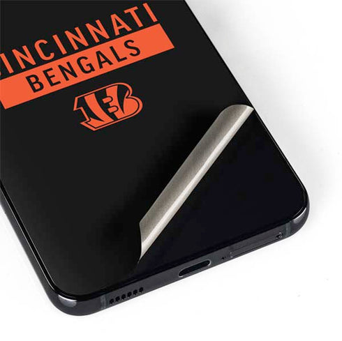 NFL Cincinnati Bengals Black Performance Series Galaxy S22 Plus Skin
