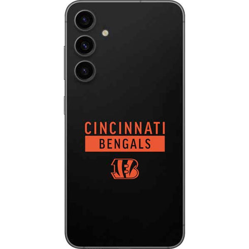 NFL Cincinnati Bengals Black Performance Series Galaxy S23 FE Skin