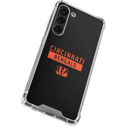 NFL Cincinnati Bengals Black Performance Series Galaxy S23 Plus Clear Case