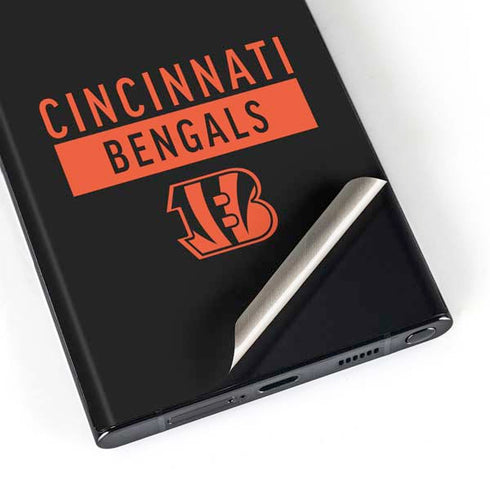 NFL Cincinnati Bengals Black Performance Series Galaxy S23 Ultra Skin