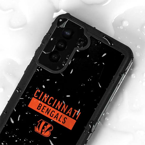 NFL Cincinnati Bengals Black Performance Series Galaxy S23 Waterproof Case