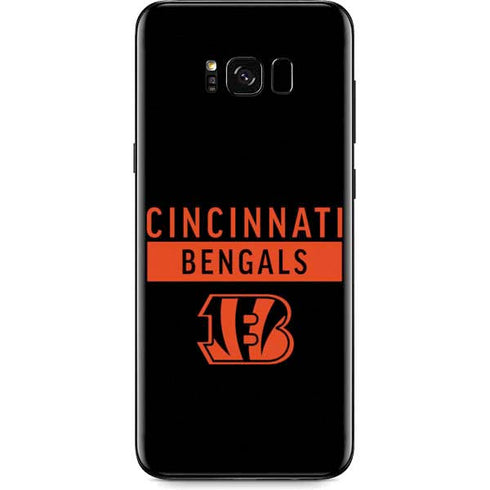 NFL Cincinnati Bengals Black Performance Series Galaxy S8 Plus Skin