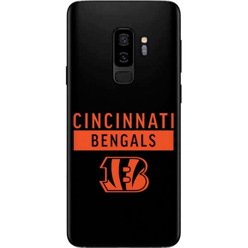 NFL Cincinnati Bengals Black Performance Series Galaxy S9 Plus Skin
