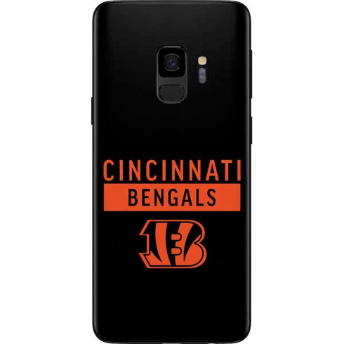 NFL Cincinnati Bengals Black Performance Series Galaxy S9 Skin