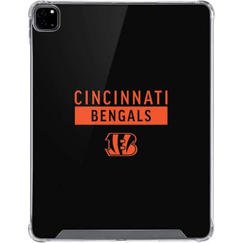 NFL Cincinnati Bengals Black Performance Series iPad Pro 12.9in (2020) Clear Case
