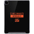 NFL Cincinnati Bengals Black Performance Series iPad Pro 12.9in (2020) Clear Case