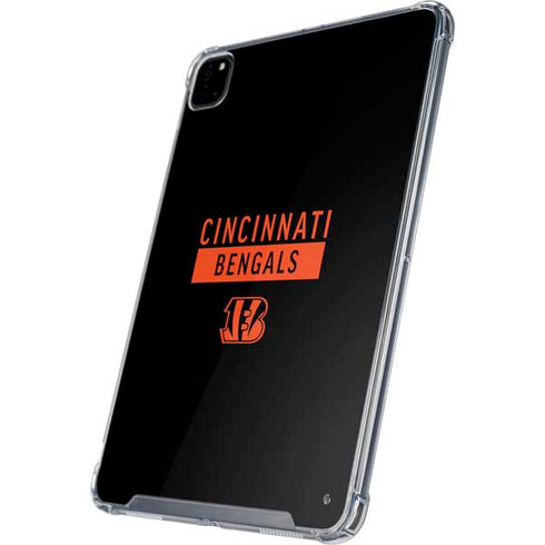 NFL Cincinnati Bengals Black Performance Series iPad Pro 12.9in (2020) Clear Case