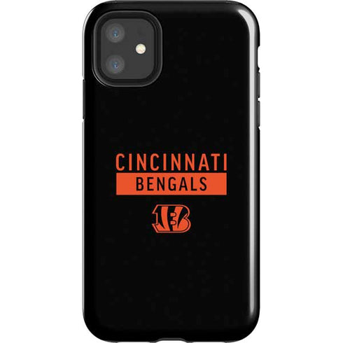 NFL Cincinnati Bengals Black Performance Series iPhone 11 Impact Case
