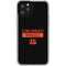 NFL Cincinnati Bengals Black Performance Series iPhone 11 Pro Clear Case