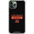 NFL Cincinnati Bengals Black Performance Series iPhone 11 Pro Max Clear Case