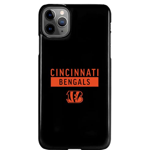 NFL Cincinnati Bengals Black Performance Series iPhone 11 Pro Max Lite Case