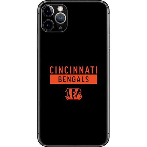 NFL Cincinnati Bengals Black Performance Series iPhone 11 Pro Max Skin