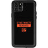NFL Cincinnati Bengals Black Performance Series iPhone 11 Pro Max Waterproof Case
