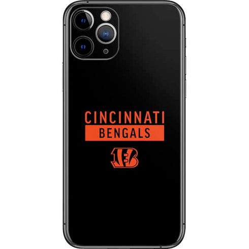 NFL Cincinnati Bengals Black Performance Series iPhone 11 Pro Skin