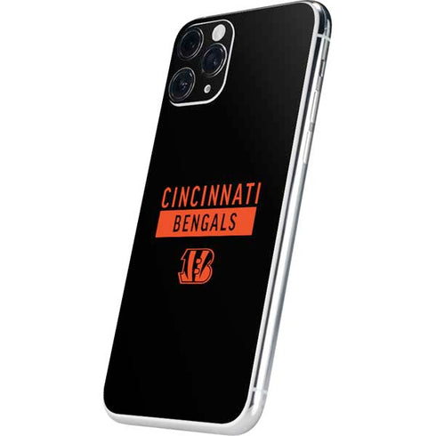 NFL Cincinnati Bengals Black Performance Series iPhone 11 Pro Skin