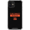NFL Cincinnati Bengals Black Performance Series iPhone 12 Clear Case