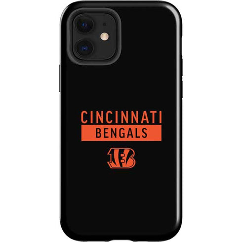 NFL Cincinnati Bengals Black Performance Series iPhone 12 Impact Case